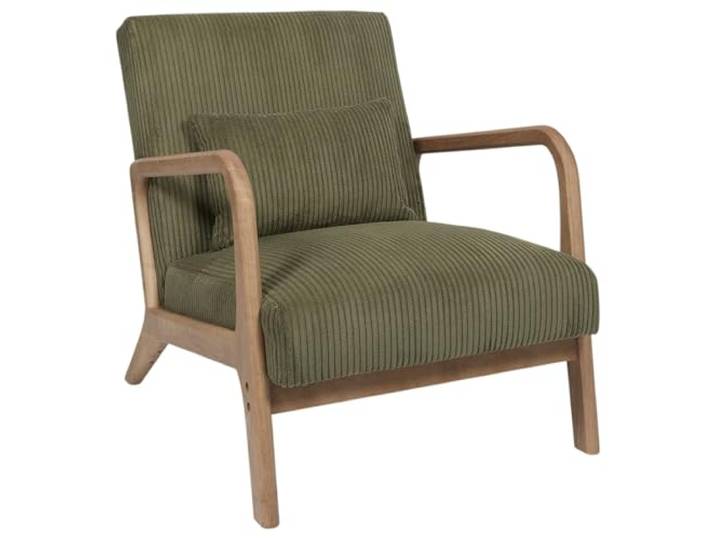 HOME DECO FACTORY Fauteuil de Salon Moderne en Velours Confort Vert Contreplaqué et velours\, fauteuil de salon moderne\, confort ergonomique\, détente et lecture\, 64\,5x75x83 cm\, vert