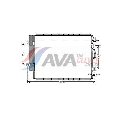 AVA CLEVER CHOICE Kondensator, Klimaanlage ka5123d für KIA