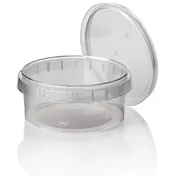 Starpak 50 Feinkostbecher, PP 300 ml Ø 11,8 cm · 5,1 cm transparent mit Originalitätsverschluss