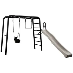 BERG PlayBase Medium TL Black »Play-Set« inkl. Trapez, Baby-Schaukel und Rutsche