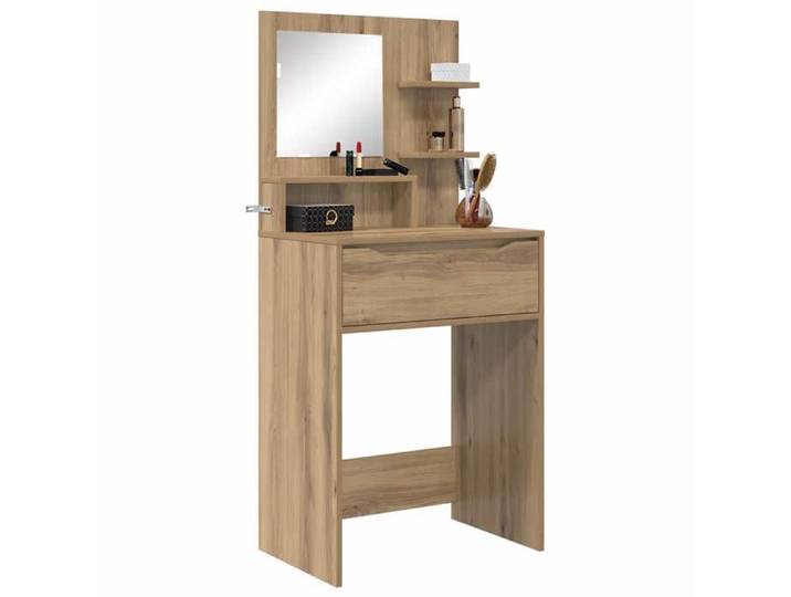 BESTLIFE Tables de maquillage pour chambre Chêne artisanal avec manuel de montage（68449943）VIDAXL