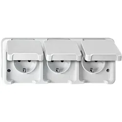Merten, Steckdose, SCHUKO-Dreifach-Steckdose