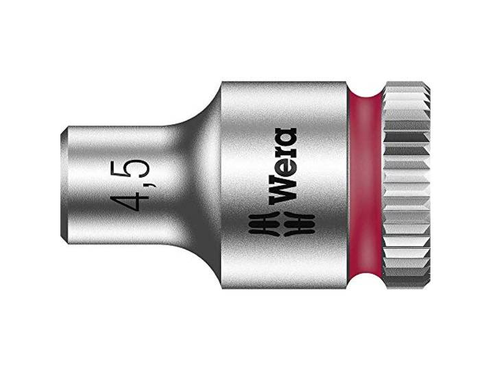 Wera 05003502001 8790 HMA Douille Zyklop à emmanchement 1/4\ \, 4.5 mm\, Argent/rouge