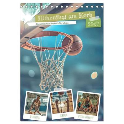 Höhenflug am Korb (Tischkalender 2027 DIN A5 hoch), CALVENDO Monatskalender