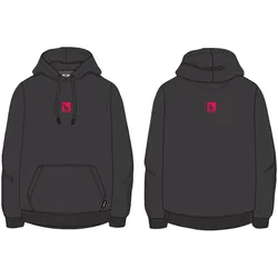 Maloja Hoody Haibike mit Einschubtasche | schwarz, Gr. XS, unisex, by maloja