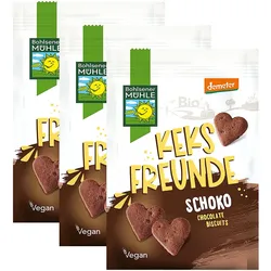 3er-Pack KeksFreunde Schoko Bio