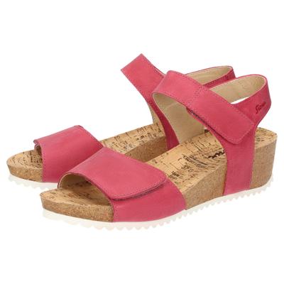 Sandale SIOUX "Yagmur-700", Damen, Gr. 37 (UK 4), pink, Obermaterial: 100% Kalbsleder CAL. 100% Gummi rubber., Schuhe Sandale