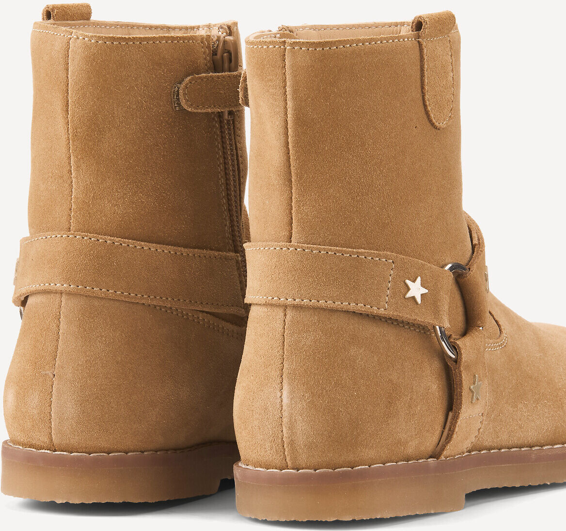 LA REDOUTE COLLECTIONS Boots motardes en cuir suédé