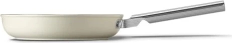 Smeg Padella (Bratpfanne, Edelstahl, 24 x 8.40 cm) (FPF2402CRM)