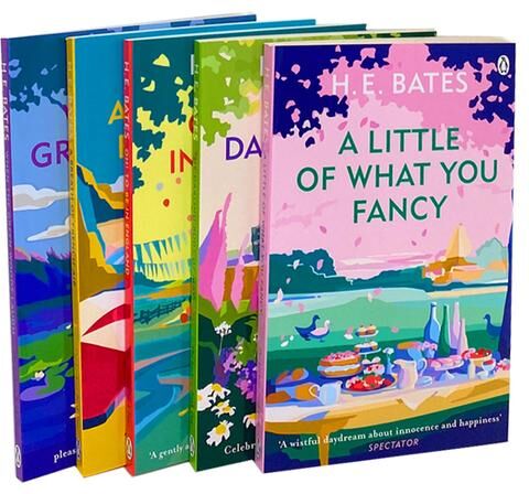 Penguin H E Bates Collection The Larkins Family Set Of 5 Books When The Green Woods Laugh A Breath Of Fren..