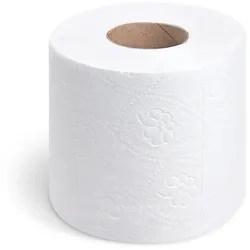 Toilettenpapier (FSC Mix) 2-lagig weiß Ø10,5cm 28m 250 Blatt