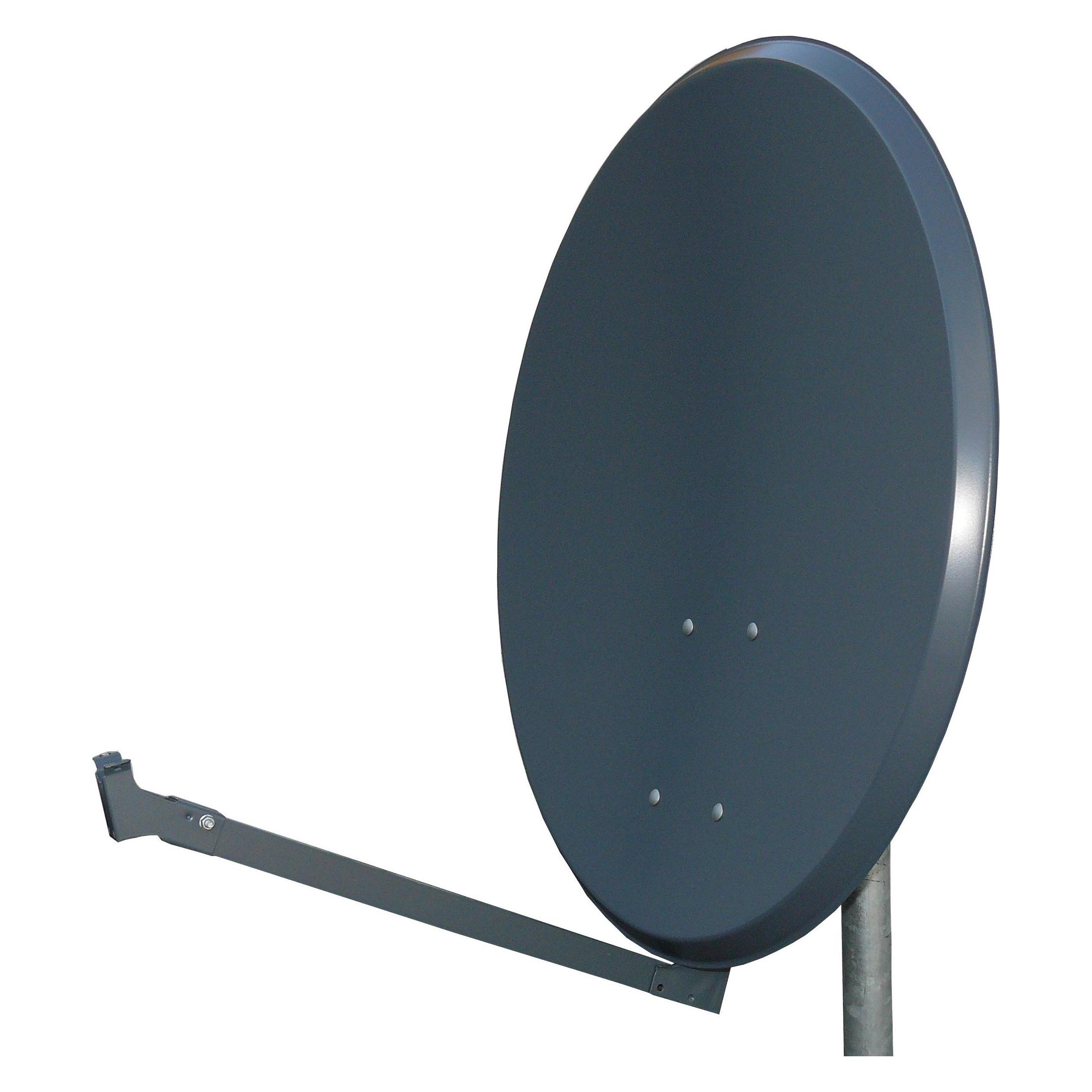 Televes Alu-Reflektor S65EL-G graphit61x67cm Easy-Line 793203 (Flachantenne, 36.80 dB, DAB/ DAB+, UKW / MW / LW) (793203)