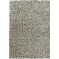 TEPPICH Hochflor SPREE in Natur, einfarbig, 100 x 200 cm