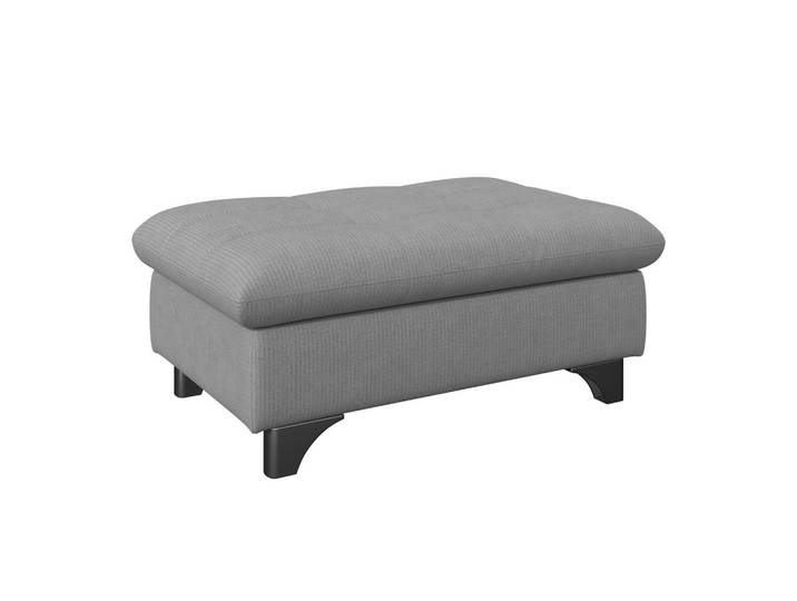 Livetastic Hocker, Dunkelgrau, Metall, quadratisch, 108x46x108 cm, Stoffauswahl, Wohnzimmer, Hocker, Sitzhocker