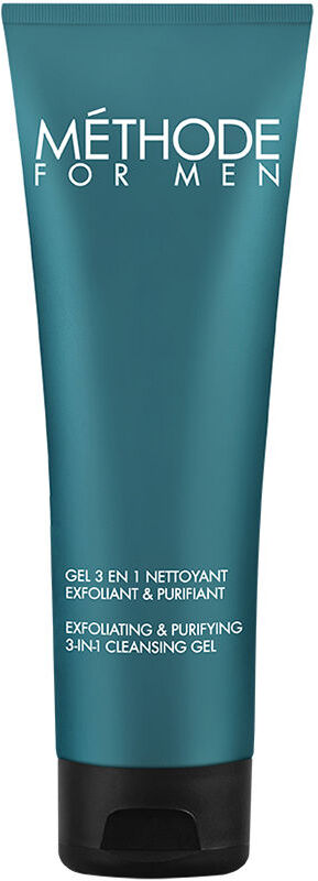 Jeanne Piaubert Méthode For Men Gel 3en1 Nettoyant Exfoliant&Purifiant; 125 ml