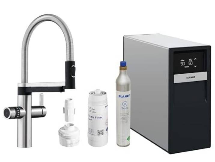 BLANCO drink.soda EVOL-S Pro PVD Steel Multifunktionales