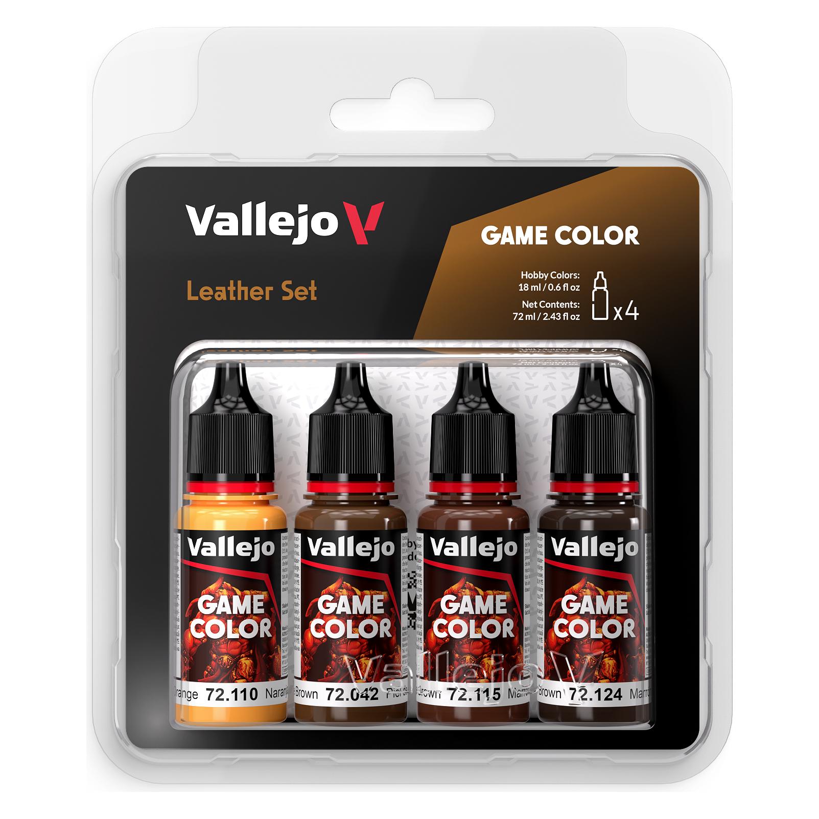 Vallejo Game Color, leather set 4x18ml (18 ml) (72385)