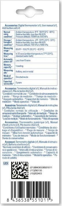 Senti2 Termómetro Digital Punta Flexible 1ud