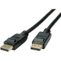 roline recycled material 11.45.5812-10 DisplayPort DisplayPort-Kabel 3 m Schwarz 1 St.