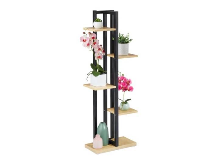Relaxdays Étagère à plantes avec 5 niveaux