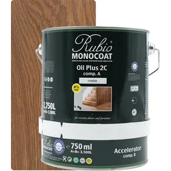 Rubio Monocoat Set Oil Plus 2C Oyster 3500ml (A+B) - 3500ml [140m2]