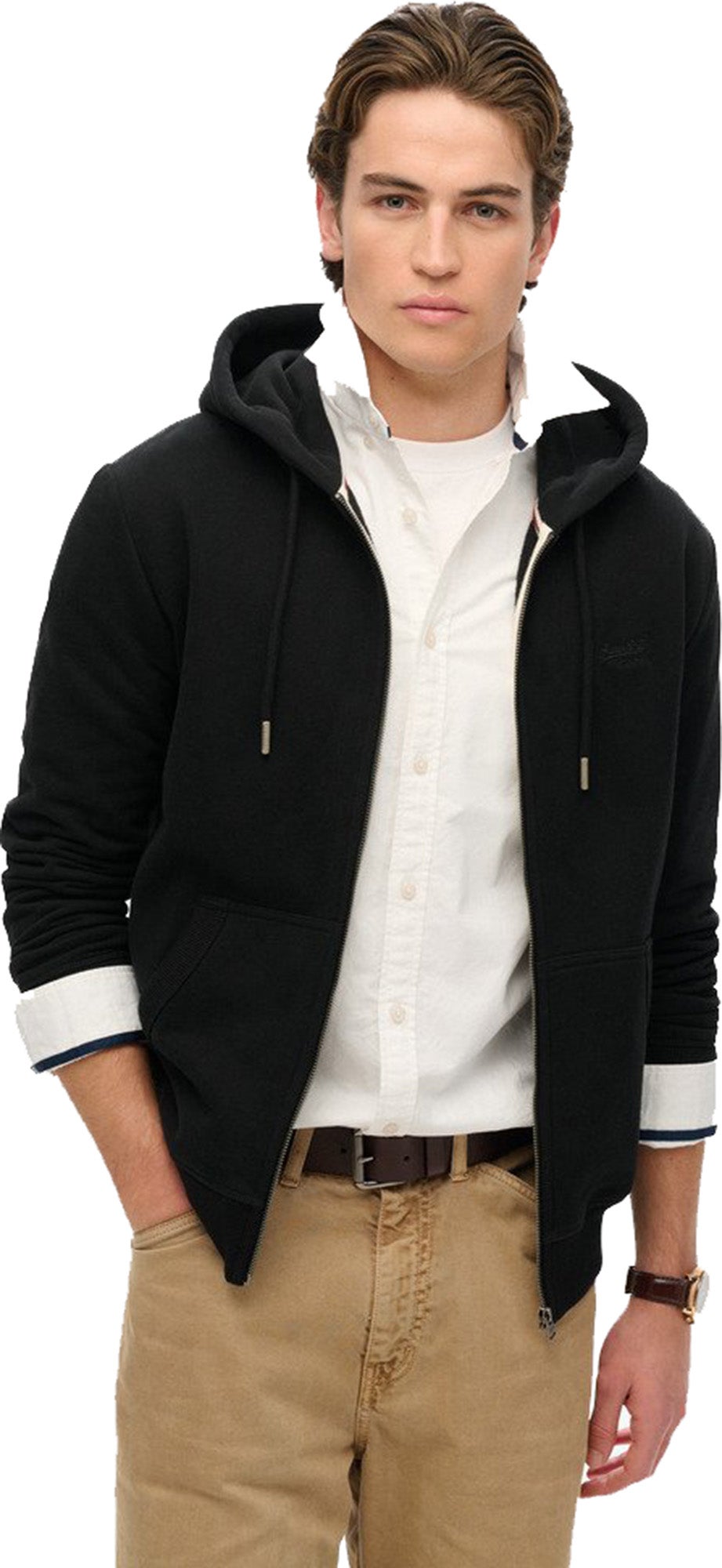 SDR Superdry & Co Essential Logo Zip-Hoodie M2014128A-02A-3XL