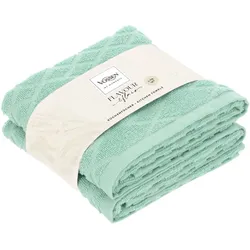 Vossen Küchentücher-Set Urban Grid basil blush, 2 Stück