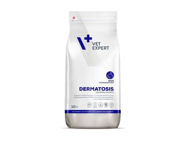 VetExpert Veterinary Diet Dermatosis Dog Lachs & Kartoffel - Trockenfutter für Hunde - 12kg