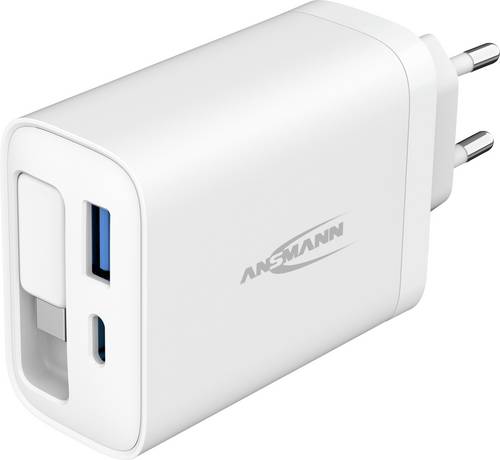 Ansmann 230PD USB Ladegerät 30W 1x USB-A, 2x USB-C Weiß
