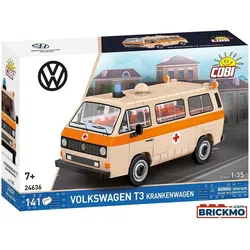 Cobi Cars 24636 Volkswagen T3 Krankenwagen 24636