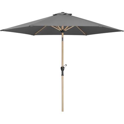 Marktschirm SCHNEIDER SCHIRME "Cordoba", grau (anthrazit), Bespannung: 100% Polyester, Standschirme