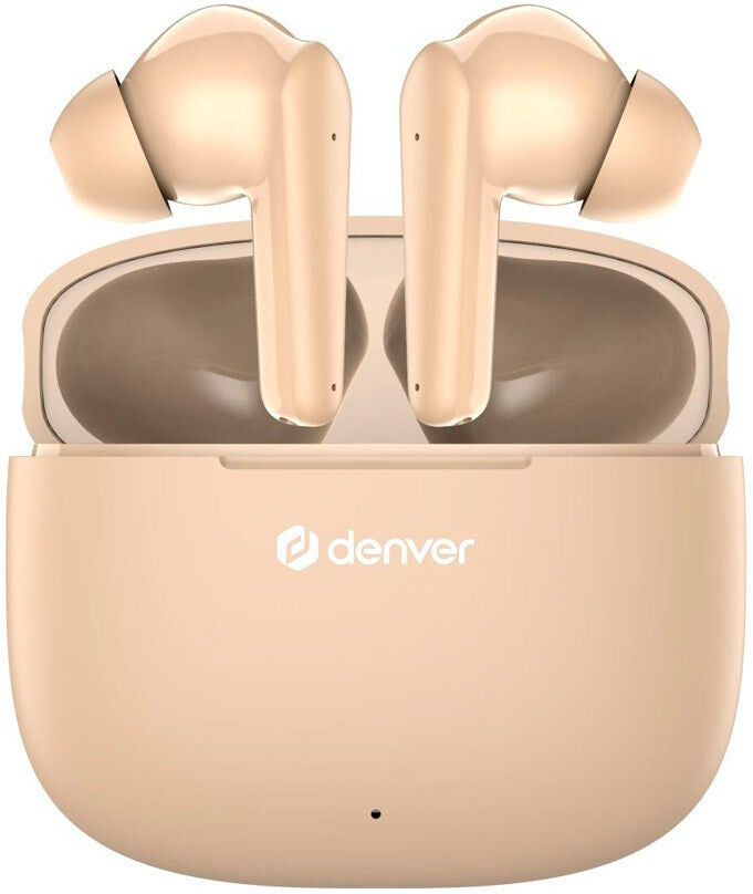 Denver True Wireless Høretelefoner - In-Ear - Beige