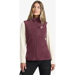 Hiker Fleece Vest Damen Mauve Wine, Größe:M - Damen > Oberteile > Fleece & Midlayers - Lila