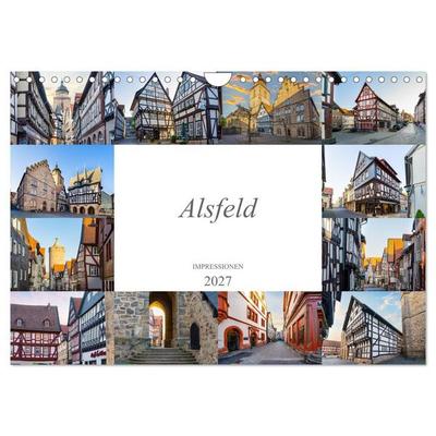 Alsfeld Impressionen (Wandkalender 2027 DIN A4 quer), CALVENDO Monatskalender