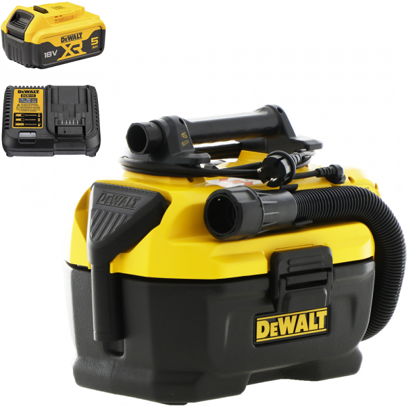 DeWalt DCV584L-QW - Aspirateur solides et liquides hybride portatif