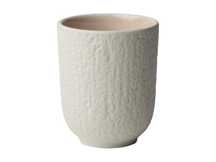 Becher Lunasol Gaya Atelier North Rock 6 Stk. , weiss (beige), 80ml, Porzellan, Trinkgefässe, Becher