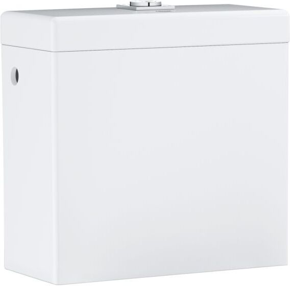Grohe Cube Keramik Aufsatzspülkasten 39489000 alpinweiß, Anschluss seitlich