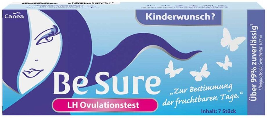 Be Sure Ovulationstest bei Kinderwunsch 7stk