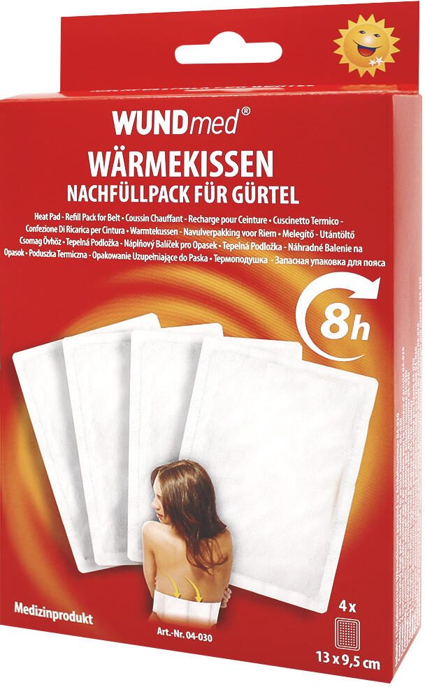 WUNDmed® Nachfüllpack Wärmegürtel weiß 4 St. 04-031
