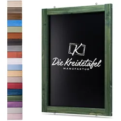 Die Kreidetafel Manufaktur Kreidetafel mit Holzrahmen / Grün 60x90cm