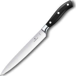 Victorinox Fleischmesser Grand Maitre 7.7203.20G, 20 cm Edelstahlklinge mit glattem Schliff und Kunststoffgriff