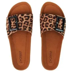 PROTEST Damen Slipper Da PRTKaisa slaps, Größe 36 in Braun Braun