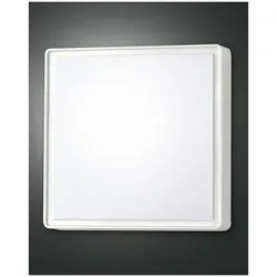 Fabas Luce Oban Deckenleuchte E27 2X30W Polycarbonatstruktur Weiss 3225-65-102