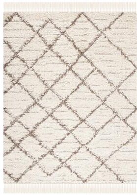 SAFAVIEH Handmade Casablanca Crescenza Shag Wool Rug