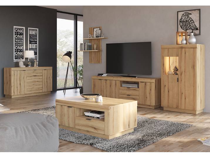 Table basse 110 x 47 x 68cm Marron