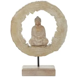 HOME STORY Buddha Objekt   ¦ holzfarben ¦ Polyresin (Kunstharz) ¦ Maße (cm): B: 7 H: 33