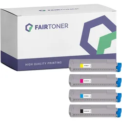 4er Multipack Set Kompatibel für OKI MC853 MC 853 Series Toner