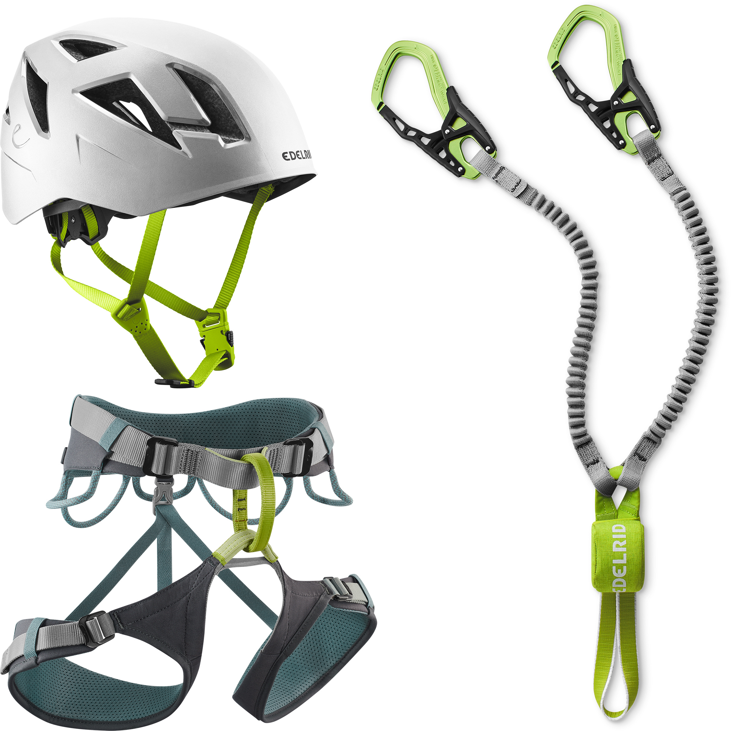 Edelrid Skye Klettersteig-Komplettset grau Größe 82-112cm Klettersteig
