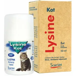 SCANVET Lysin-Gel 50ml L-Lysin für Kätzchen und Katzen