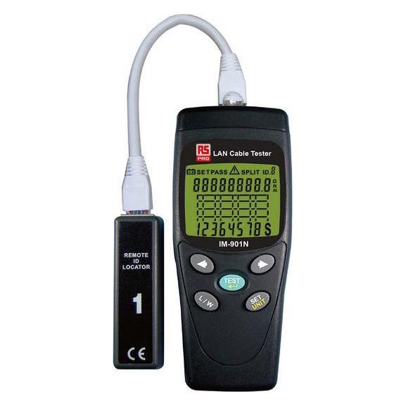 RS PRO TM-901N Netzwerktester, Kabelprüfgerät, Cat5, Cat6, RJ45, RJ45 (Kabeltester) (2050084)